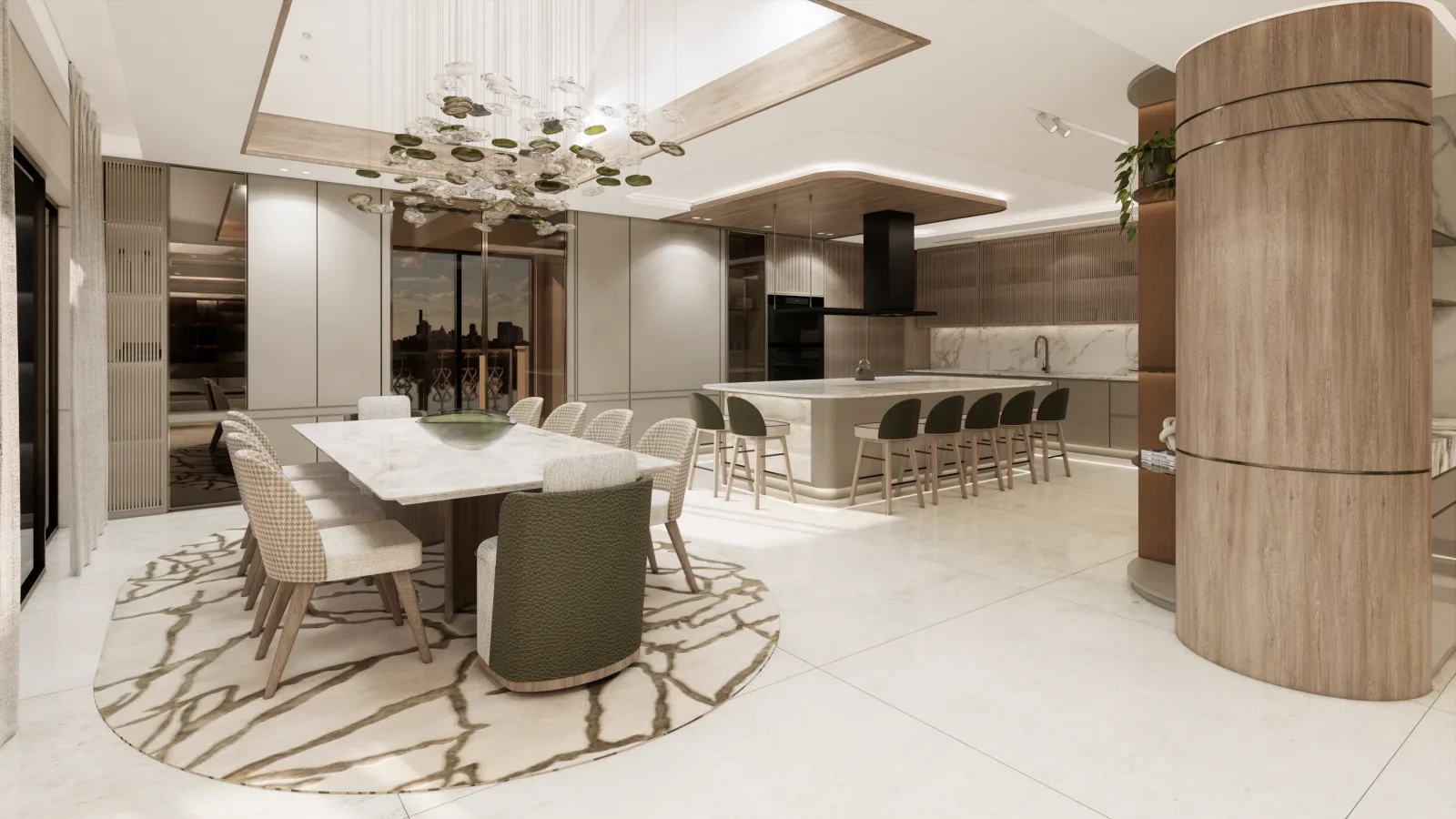 Belladonna Penthouse — primary suite with ocean view