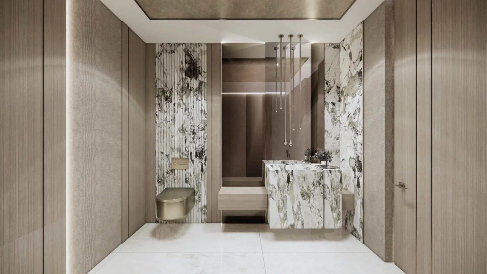 Belladonna Penthouse — bedroom with curated art