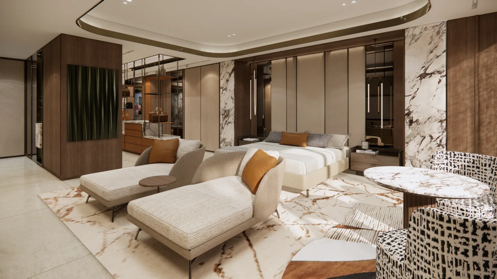 Belladonna Penthouse — kitchen and breakfast nook