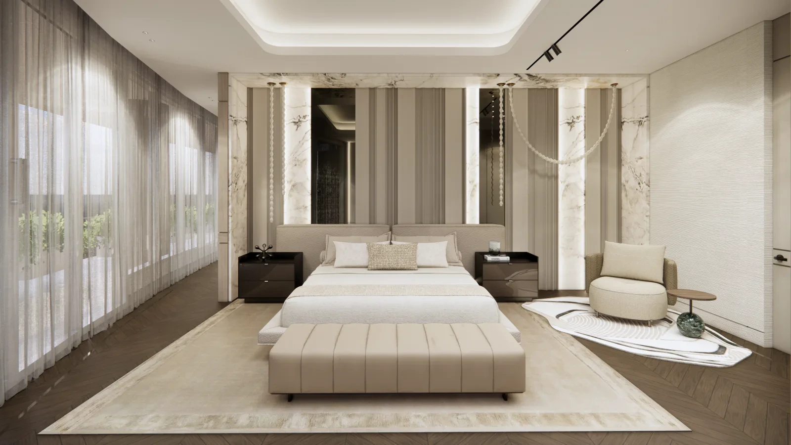 Casa Solace — primary bedroom suite